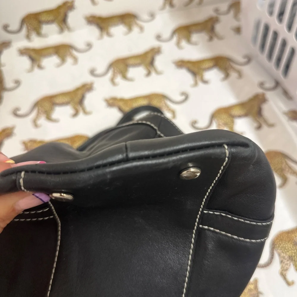 Hogan black leather shoulder bag - Picture 3 of 9